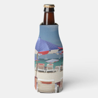Toes in the Sand Custom Bottle Cooler