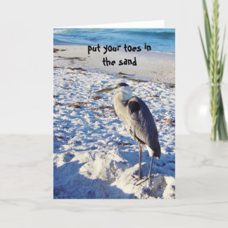 Toes in the Sand Greeting Card