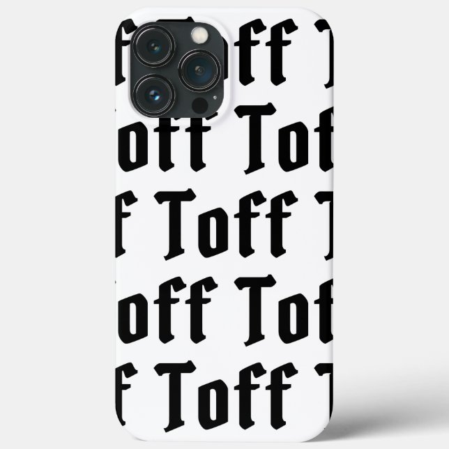 Toff Case-Mate iPhone Case (Back)