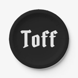 Toff Paper Plate