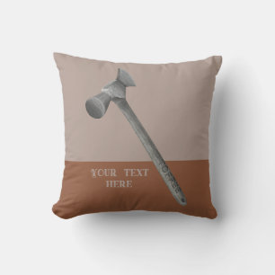 Toffee hammer illustration cushion