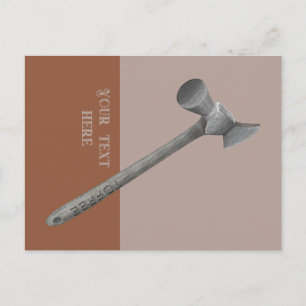 Toffee hammer illustration postcard