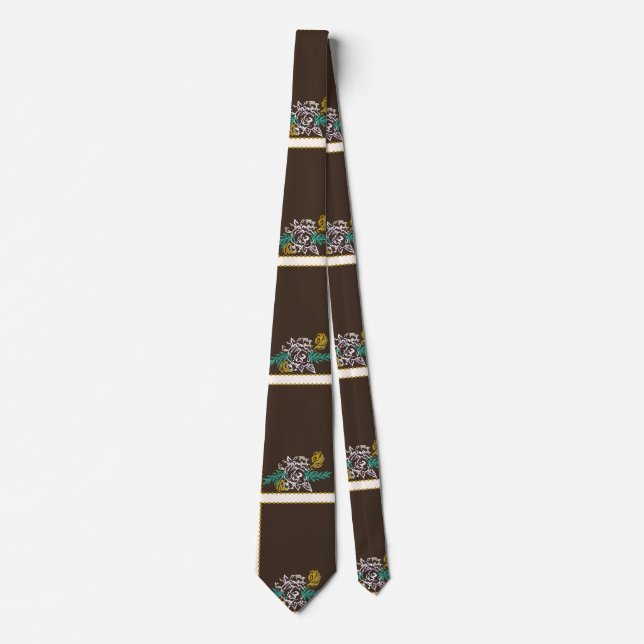 Toffee Rose Tie (Front)
