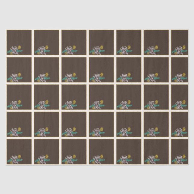 Toffee Rose Tissue Paper (Front)