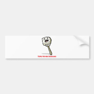 Tofu Never Screams Bumper Sticker