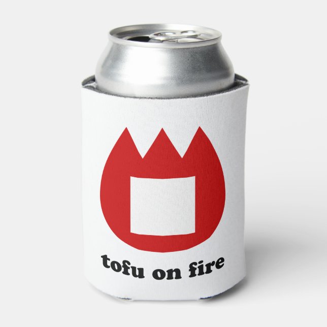 📛 tofu on fire can cooler (Can Front)