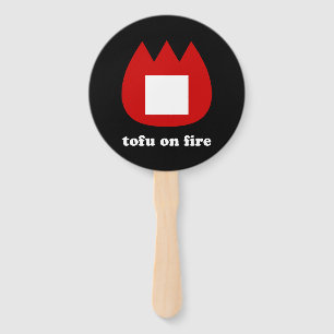 📛 tofu on fire hand fan