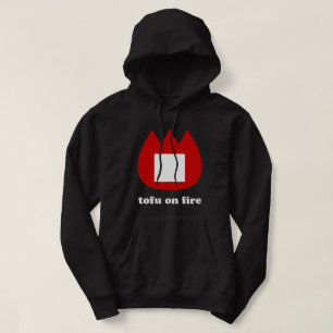 📛 tofu on fire hoodie