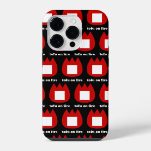 📛 tofu on fire iPhone 14 pro case
