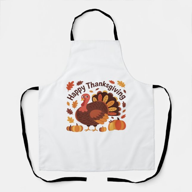 Tofu Over Turkey Classic T-Shirt Apron (Front)