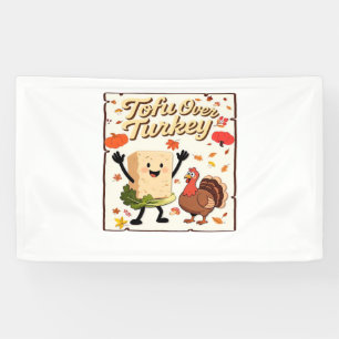 Tofu Over Turkey Classic T-Shirt Banner