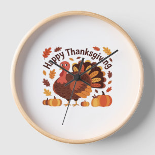 Tofu Over Turkey Classic T-Shirt Clock