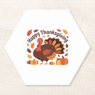 Tofu Over Turkey Classic T-Shirt Paper Coaster