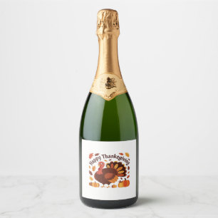 Tofu Over Turkey Classic T-Shirt Sparkling Wine Label