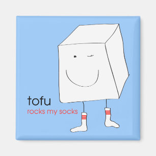 Tofu Rocks My Socks - Magnet