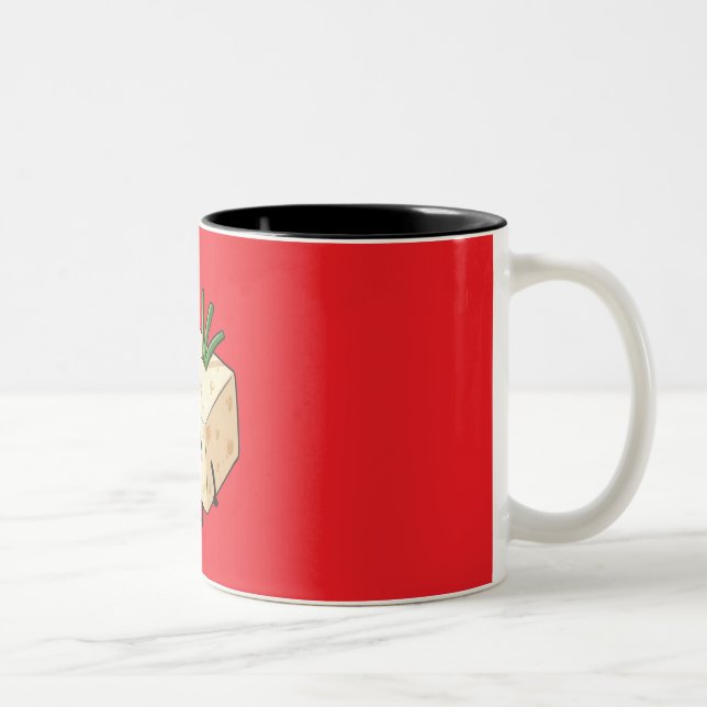 Tofu-tastic Two-Tone Coffee Mug (Right)