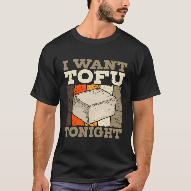 Tofu Vegetarian Soya Bean Curd Soybean Vegan T-Shirt (Front)