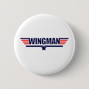 Tog Gun Wingman 6 Cm Round Badge