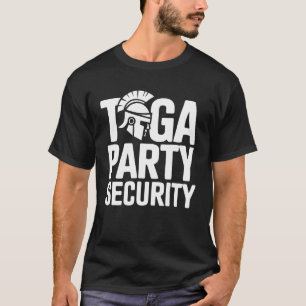 Toga Party Outfit Security Roman Costume T-Shirt
