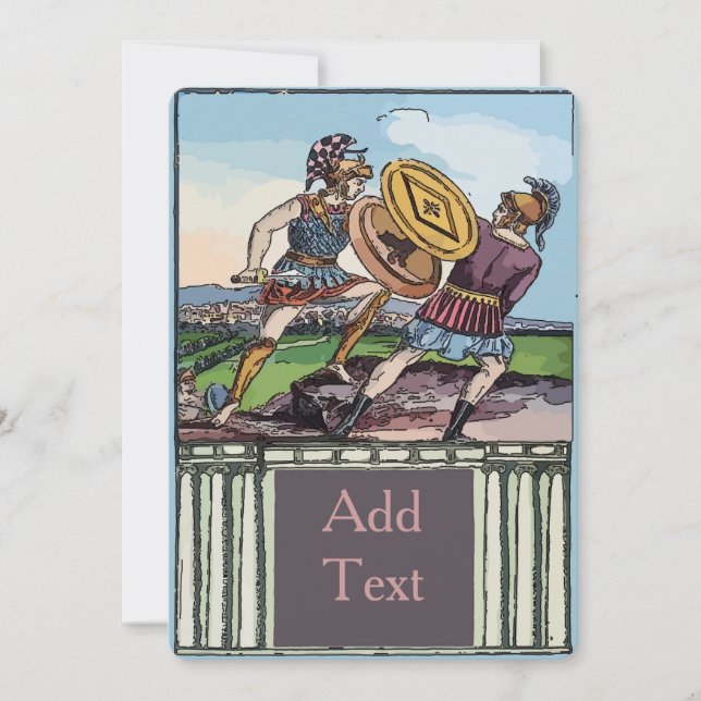 Toga Roman Party Invitation (Front)