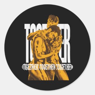 Together 1 classic round sticker