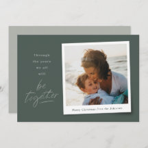 Together 2021 Neutral Photo Christmas Card