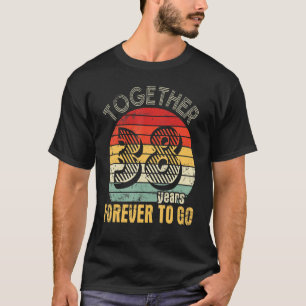 Together 38 Years Forever To Go Married Husband Wi T-Shirt