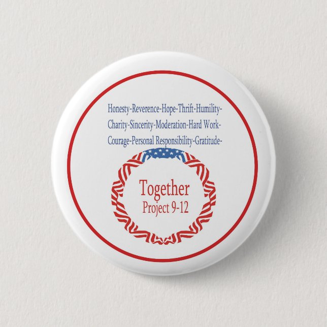 Together, 9-12 Project 6 Cm Round Badge (Front)
