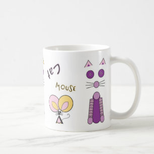 "Together Again" cat & Mouse Mug