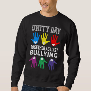 Together Against Bullying Orange Anti Bully Unity Sweatshirt