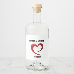 'Together Always' Personalised Spirit Bottle 🥂💞 Liquor Bottle Label