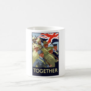 Together -- British Empire WW2 Coffee Mug