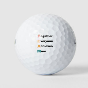 Together Everyone Achieves More 2 Golf Balls