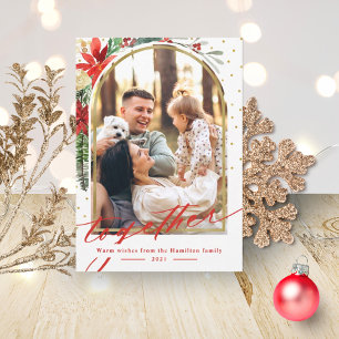 Together Family Photo Arch Christmas Card