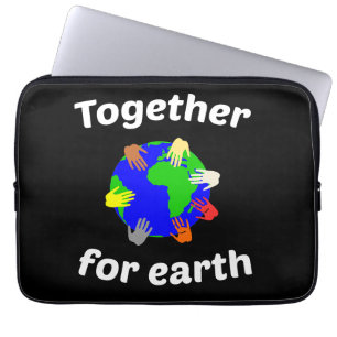 Together for earth  laptop sleeve