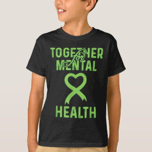 Together For Mental Health Shirt Brain Illness Awa