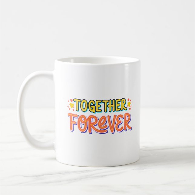 together forever coffee mug (Left)