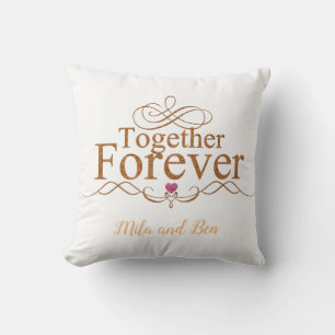 Together forever cushion
