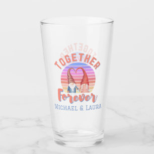 Together Forever Gnome Couple Glass