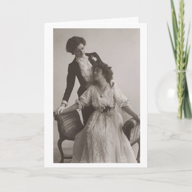 Together Forever Greeting Card Lesbian Couple (Front)