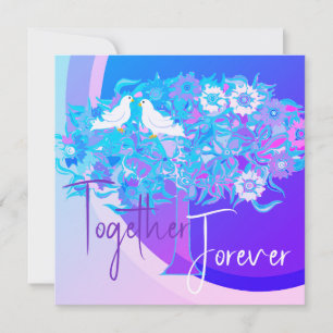 Together Forever Happy Anniversary Card