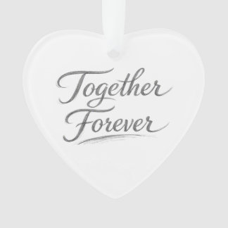 Together Forever Heart Ornament