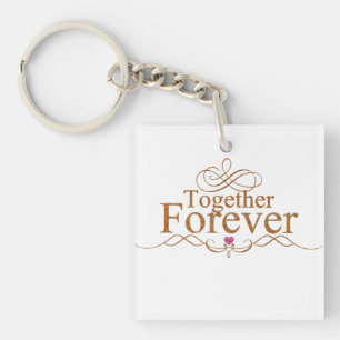 Together forever key ring
