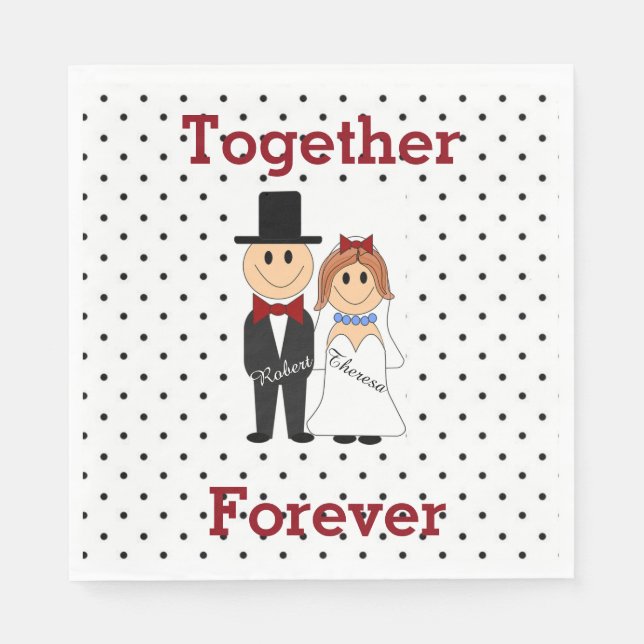 Together Forever Napkin (Front)
