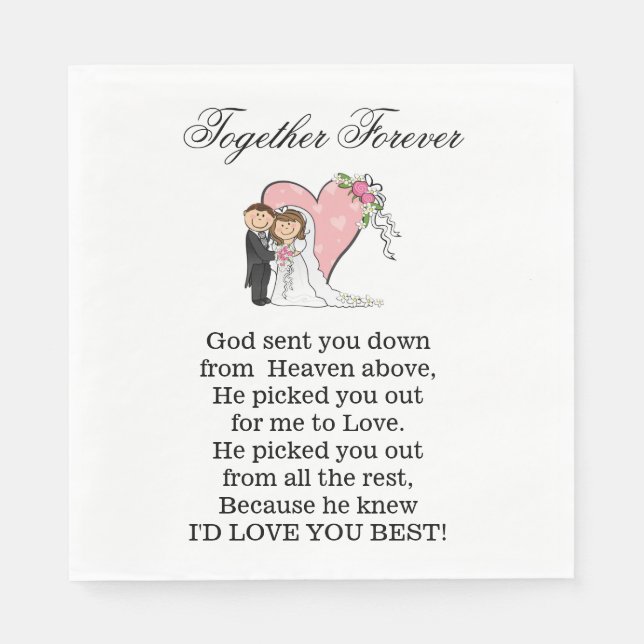 Together Forever Napkin (Front)