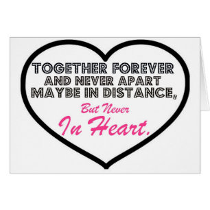 Together Forever & Never apart.......