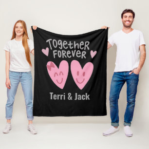 Together Forever Personalised Fleece Blanket