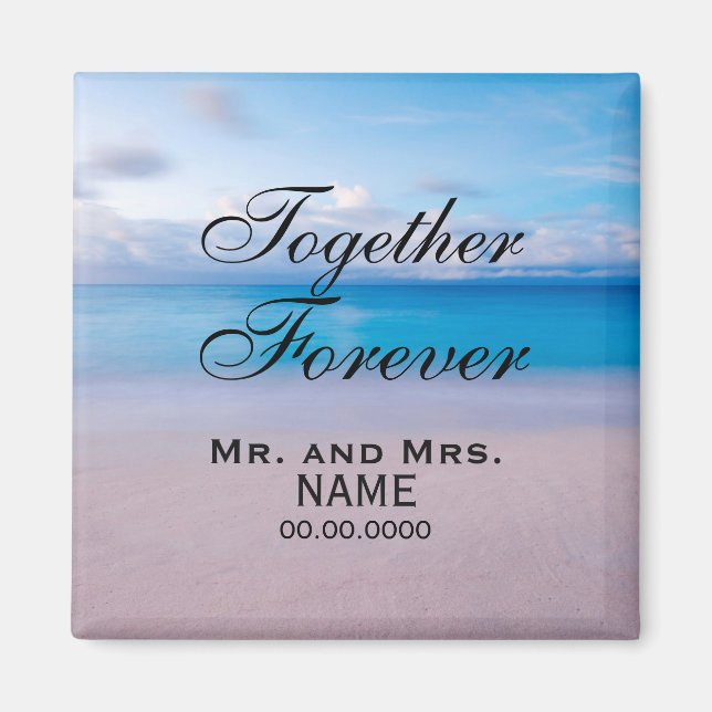 Together Forever Personalised Magnet (Front)