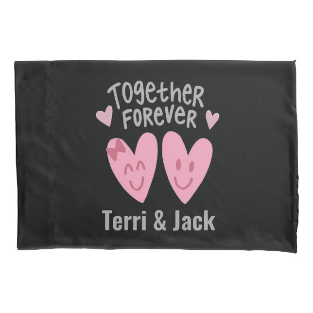 Together Forever Personalised Pillowcase (Front)