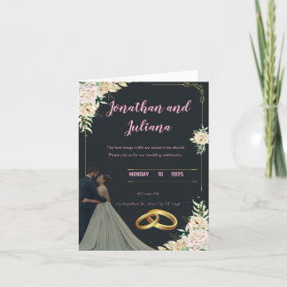 Together Forever – The Wedding of Sarah & Ahmed Announcement